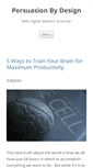 Mobile Screenshot of persuasive.net